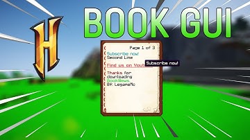 Hypixel Book GUI | Minecraft Plugins