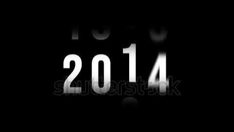 Analog counter counting up from 1960 to 2024 background | Happy New Year 2024