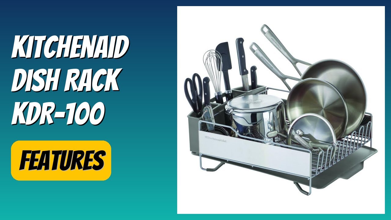 REVIEW (2025): KitchenAid Dish Rack KDR-100. Features. - YouTube