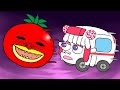 もしももっしーも♪もしもトマトがおばけになったら?はたらくくるま(救急車)でボビーくんを助けよう!アニメつーちゃんとボビーくん♪