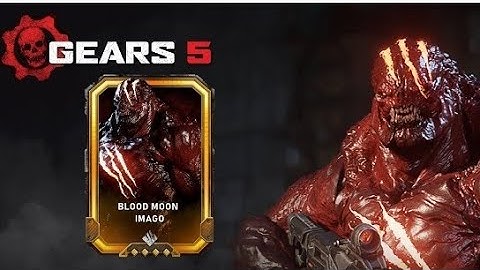 Gears 5 Character Gameplay - Blood Moon Imago Skin Multiplayer Gameplay