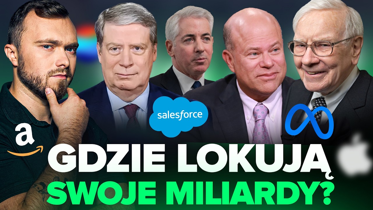 Bańka na rynku? Sprawdziłem, w co ostatnio inwestowali najwięksi: Buffett, Ackman, Druckenmiller