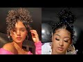 Super cute easy and quick hairstyles for curly hair 💫