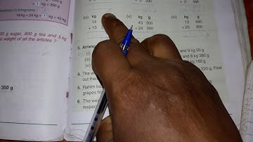 Mathematics (Class 3rd ) Chapter 11 (Measures of weight)  Part 4