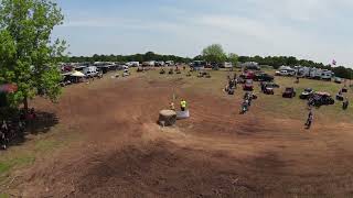 OCCRA Walnut Grove ADA, OK Quad Long Course, Aerial View of Start Line! 5-21-2023