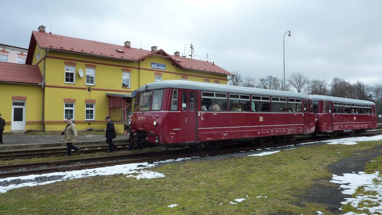 Aš město-vzláštní německý vlak