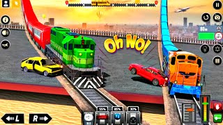TRAIN CROSSED RED LIGHT 😱.Train Game 3d !! Indian train simulator game FHD !  Rail wala Android &ios screenshot 3