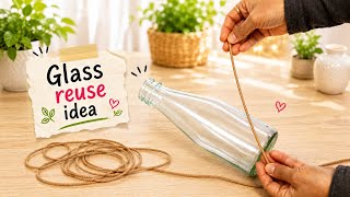 You’ll Never Throw Away Glass Bottle Again !Creative DIY Home Decor Idea ||#diy #reuse #idea