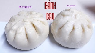 Bánh Bao Bột Tự Pha Nhân Thịt Trứng Lạp Xưởng   Fluffy Steamed Buns