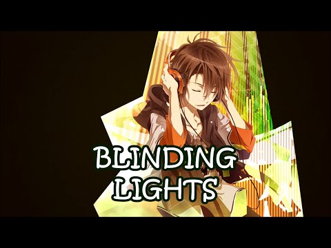 Nightcore Blinding Lights Lyrics