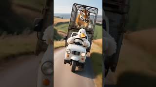 The Epic Rivalry: Fat Cat vs. The Duck (Hilarious AI Animation) #aianimation #ai #topaitools