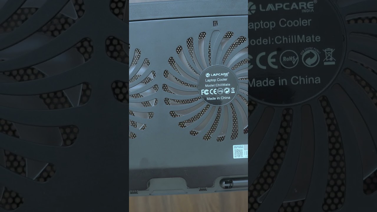 Laptop Cooler Pad Unboxing 🔥 Dual 125mm Fan Cooling Test & First Impressions