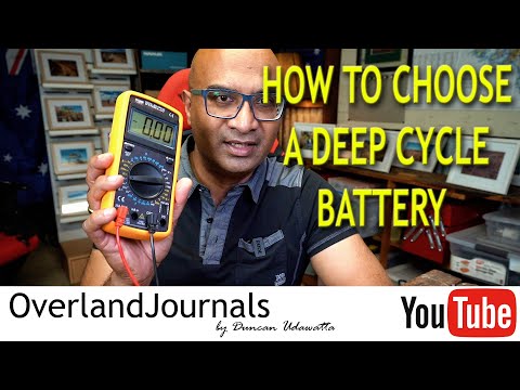 Video: Hoeveel watt is een 12 volt deep-cycle accu?