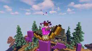 WINNING Ranked Skywars with the WORST Texture Pack In Minecraft...