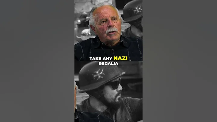 Hells Angels : Outlawing Nazi Regalia  Support for German Brothers in the 90s #shorts #biker
