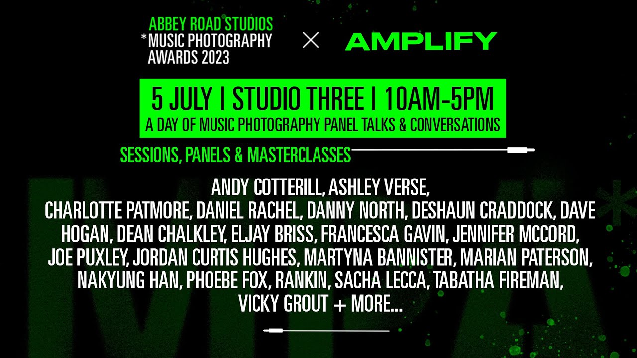 Abbey Road Amplify / Music Photography Panel Talks