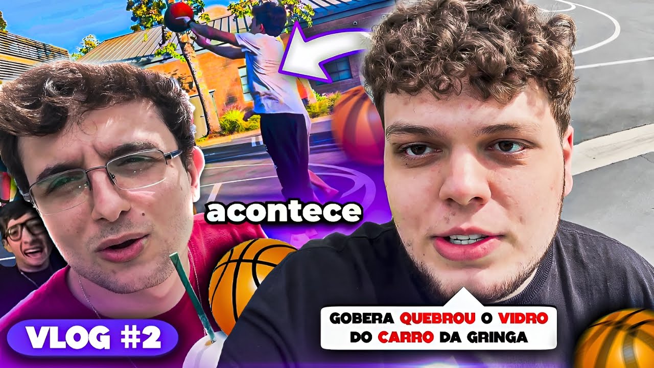 VLOG #2 PXS | GOBERA QUEBROU o CARRO da MULHER JOGANDO BASQUETE e MELHORES MOMENTOS Live & VCT