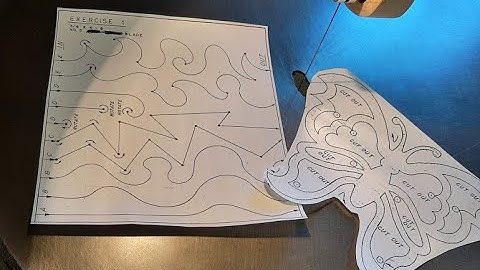 Beginner Scroll saw Tutorial. #1