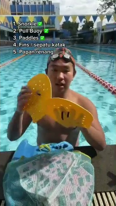 ALAT YANG DIPAKAI ATLET RENANG SAAT LATIHAN, ADA APA AJA SIH?! 🤔