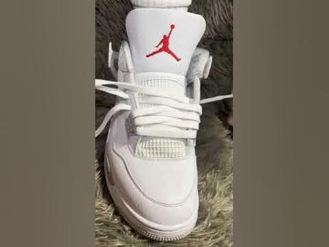 How to Loose Lace Air Jordan 4s Shoelace Tutorial - YouTube