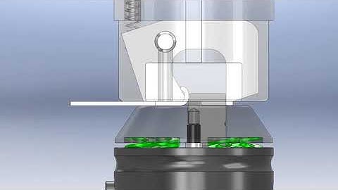 Hinge Tool Animation for Punch Press Application