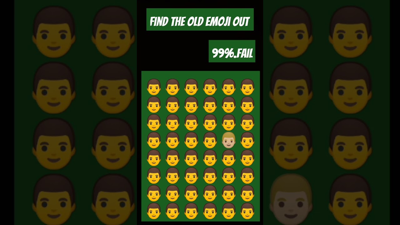 Find the old Emoji out 