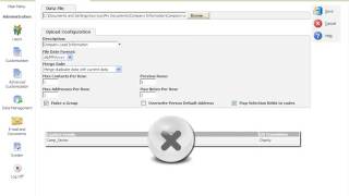 Sage CRM 073    Feature   Performing a Data Upload