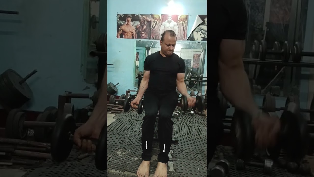 seated dumbell curl 