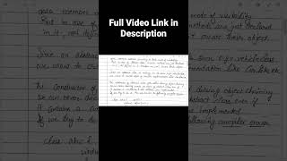 OOPs Handwritten Assignment Notes - 2 || B.Tech Study Material