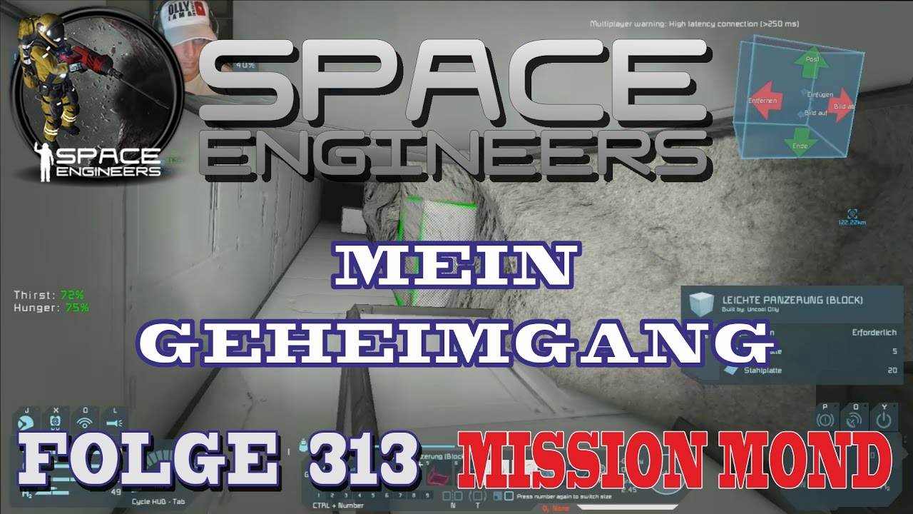 MEIN GEHEIMGANG - SPACE ENGINEERS - FOLGE #313 [Deutsch/German] - YouTube