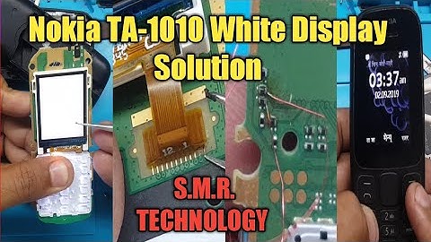Nokia TA-1010 White Display Solution S.M.R. TECHNOLOGY