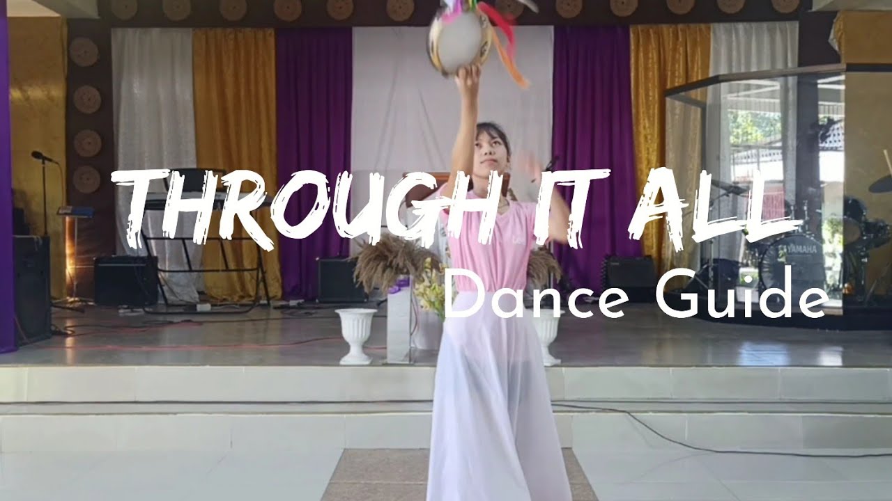 Tambourine Dance Tutorial Through it all Hillsong Worship steps YouTube
