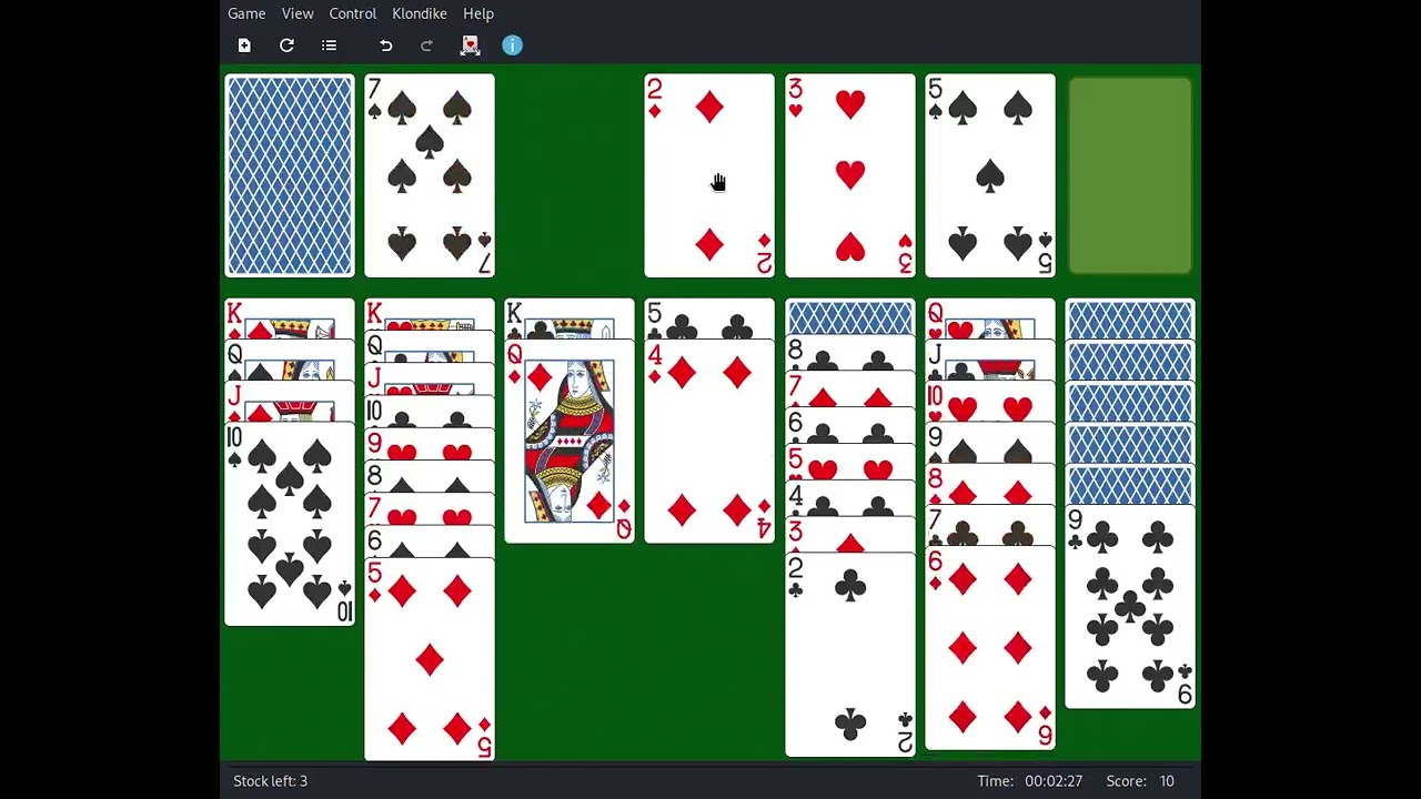 Solitaire game 1543