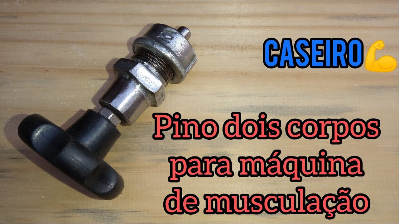 Pino para máquina de musculação (caseiro)
