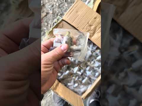 Кран блока Волга,МТЗ радиатор со штырем КР-2 (Китай) (медь) (Кр-12), видео 1