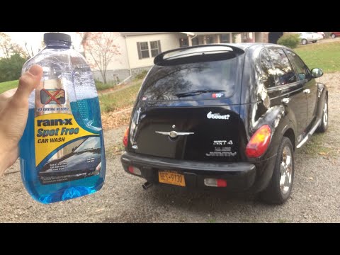 Rain x foaming car wash concentrate car soap REVIEW, How to wash car with  one bucket method//ALIMECH 