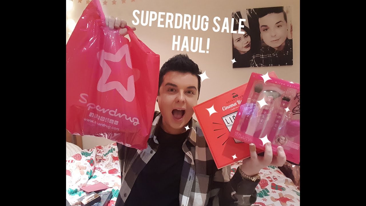 SUPERDRUG SALE HAUL BARGAINS GIFTS PRE XMAS SALES YouTube