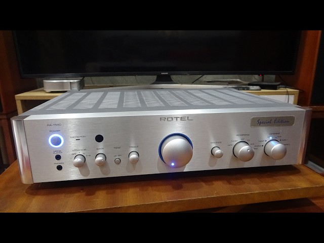 The Rotel RA 1520 Special Edition amplifier is a special edition