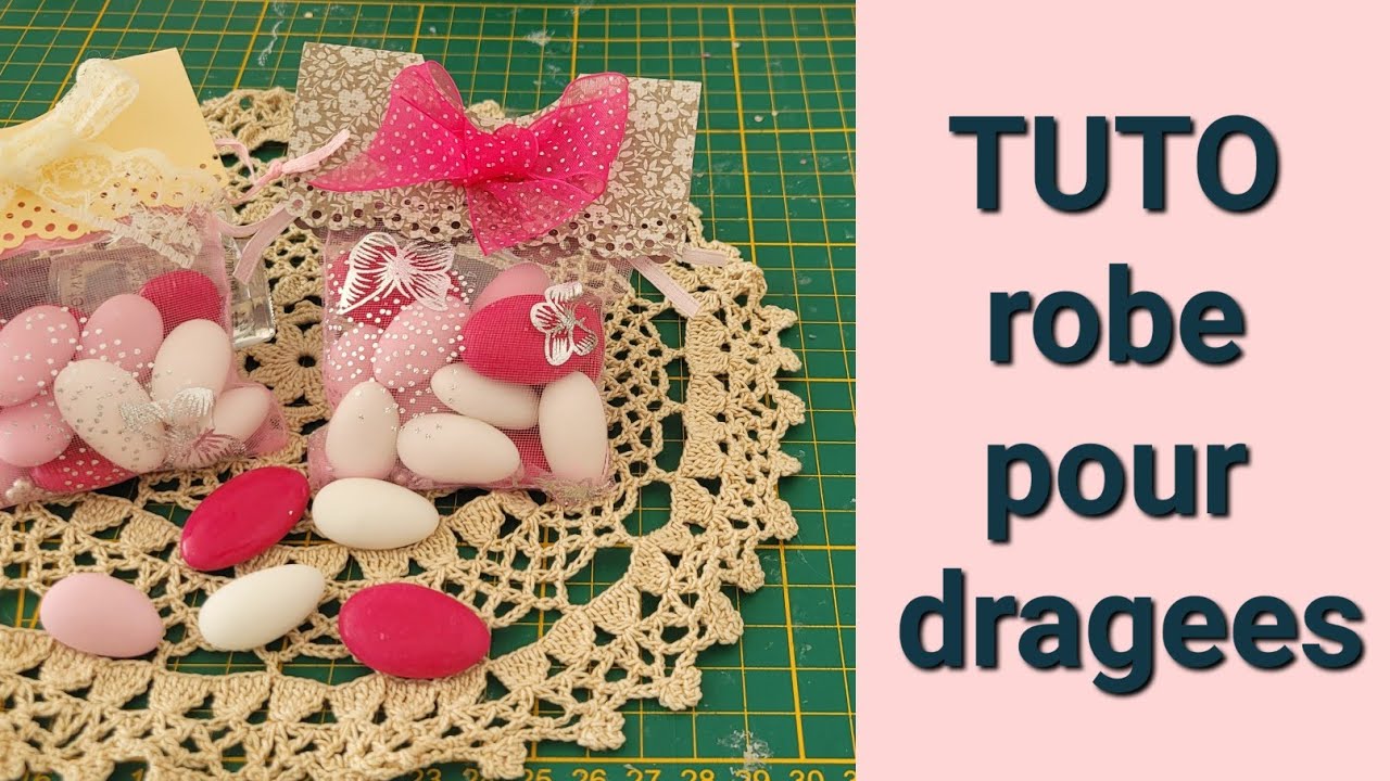 TUTO : contenant pour dragées - YouTube