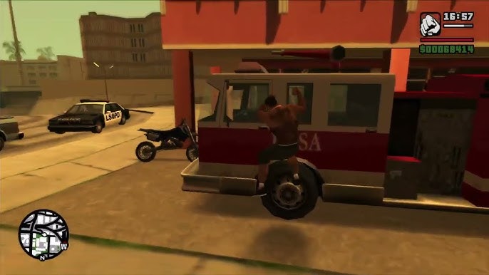 GTA San Andreas - pegar carro indestrutível - Ranger da Policia