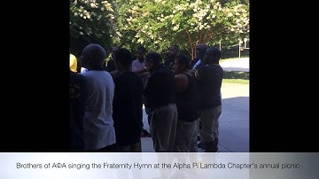 Alpha Phi Alpha Fraternity Hymn (Alpha Pi Lambda Chapter)