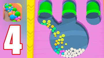 Sand Balls-Puzzle Game | completed Super Glowy level 200