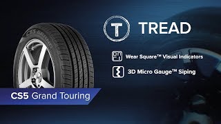 CS5 Grand Touring Tyre Tread Design