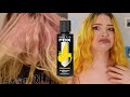 pink to yellow hair | arctic fox cosmic sunshine