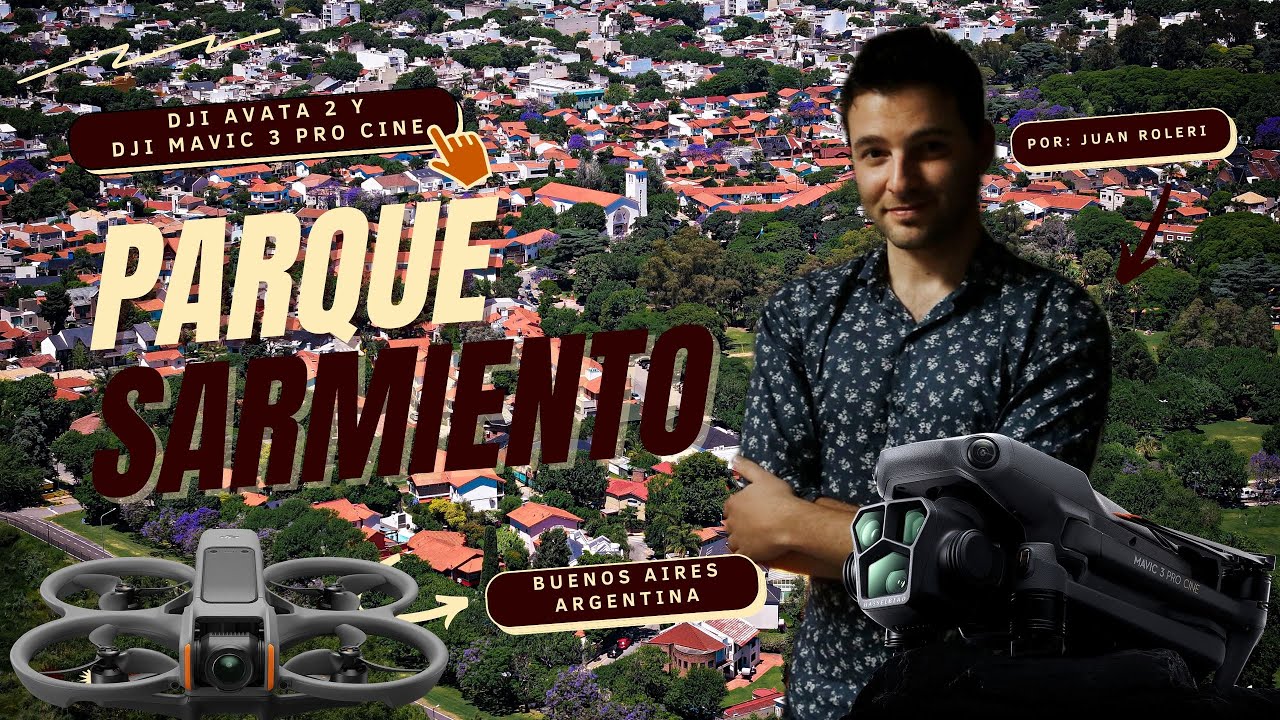 Parque Sarmiento (Buenos Aires, Argentina) - Avata 2 y Mavic 3 Pro Cine.