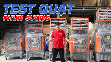 Test Quạt hơi nước công nghiệp khủng long trước khi bàn giao cho khách hàng model Lk 50000