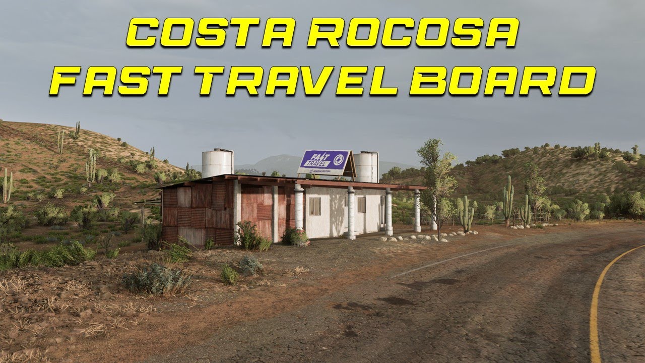 Costa Rocosa Fast Travel Board Tips Forza Horizon 5 Tips YouTube