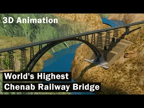 The Chenab Railway Bridge: A Marvel of Engineering | 3D Abunation