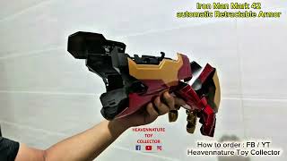 Iron Man Mark 42 Wearable Voice Control Retractable Armor #ironmanmk42 #ironmanarmor #youtubeshorts 
