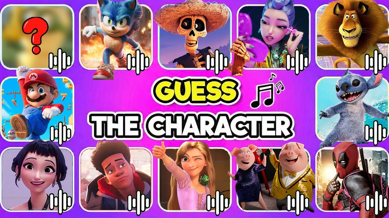 Guess the Movie Characters by the Song and Voice 🎤 | Ultimate Movie Quiz 🎬